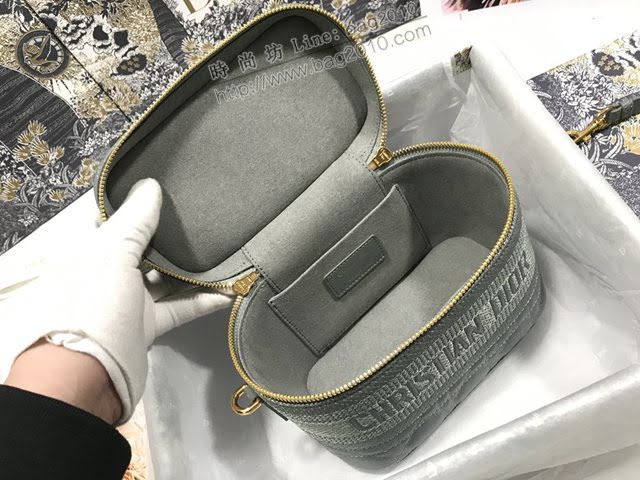 Dior女包 迪奧Travel菱格紋化妝包洗漱包 Dior手提肩背斜挎包  dfk1694